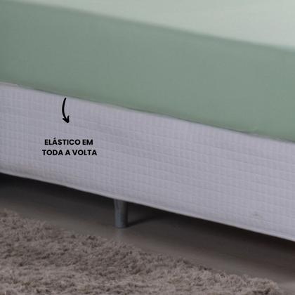 Imagem de Jogo de Cama King Malha 100% Algodão c/ Elastico 04 Pçs