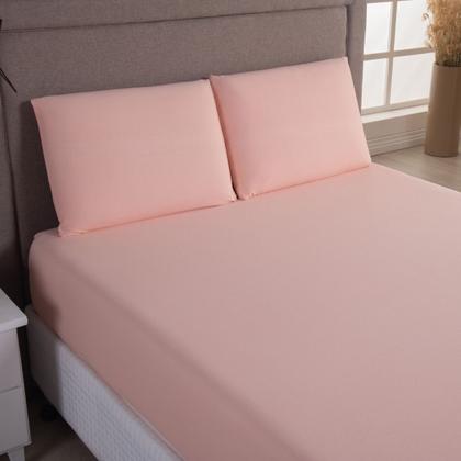 Imagem de Jogo de Cama King Malha 100% Algodão c/ Elastico 04 Pçs