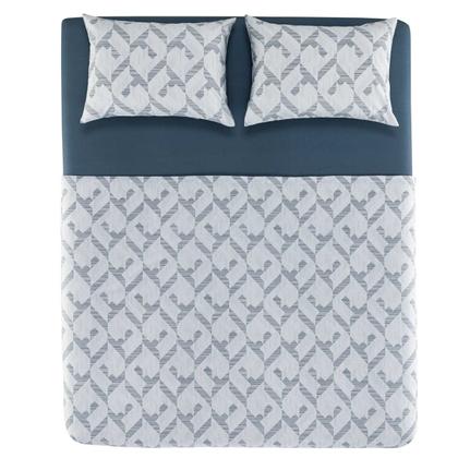 Imagem de Jogo De Cama King Size Lençol 100% Algodão 4 Peças Martin 160 Fios Karsten