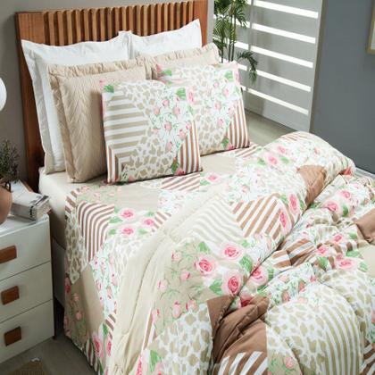 Imagem de Jogo de Cama LENÇOL 400 FIOS CASAL QUEEN 3 PEÇAS ESTAMPADO - ESTAMPAS SORTIDAS, SEM OPÇÃO DE ESCOLHA (TODAS MUITO LINDAS!!)