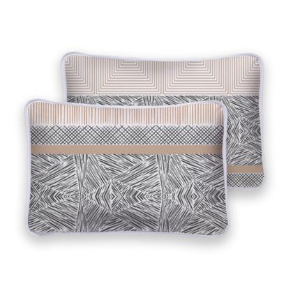 Imagem de Jogo De Cama Lençol King Vivaldi Fio Penteado 100 Algodão 3Pçs 200x190x35cm