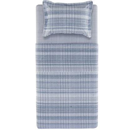 Imagem de Jogo de Cama Lençol Solteiro 100% Algodão Percal 200 Fios Samuel 3 Peças Karsten