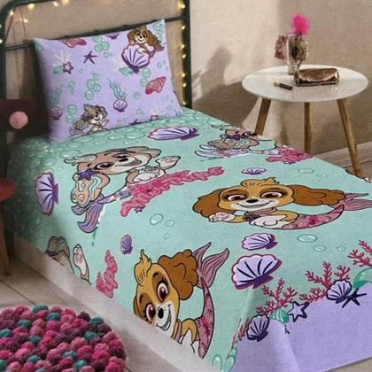 Imagem de Jogo De Cama  Patrulha Canina Solteiro 1,40 X 2,20m 2 Peças - Lepper