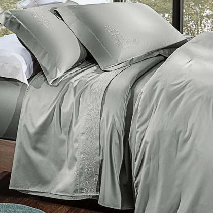 Imagem de Jogo de Cama Queen 300 Fios Bordado Taiti - Casa K