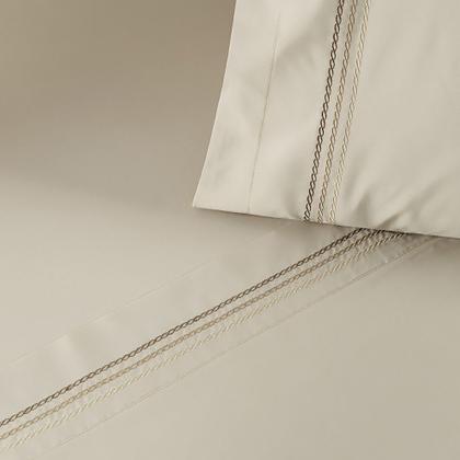 Imagem de jogo de cama QUEEN 4 peças aba americana 200 fios algodão -