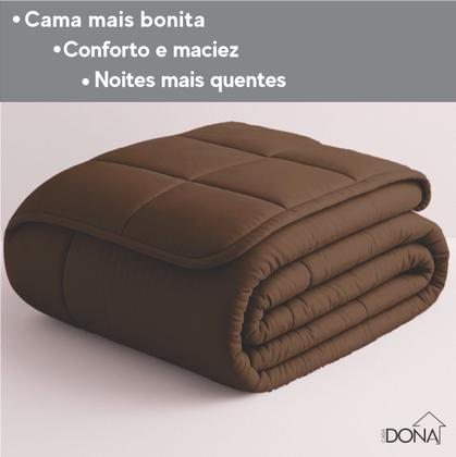 Imagem de Jogo de Cama Queen 6 Peças com Edredom Dupla Face Macio e Confortável Casa Dona