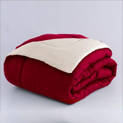 Imagem de Jogo de Cama Queen 6 Peças com Edredom Dupla Face Macio e Confortável Casa Dona