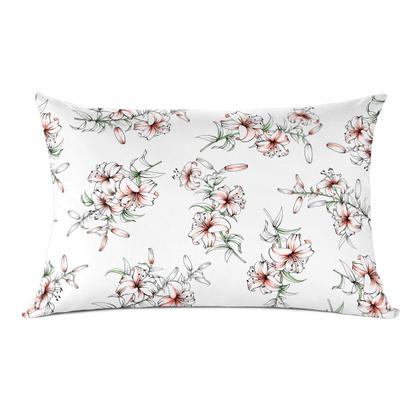 Imagem de Jogo de Cama Queen Cascata Rosa 4 peças Algodão Teka