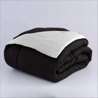 Imagem de Jogo de Cama Queen com Edredom Lençol Fronha Função Cobre Leito e Cobertor