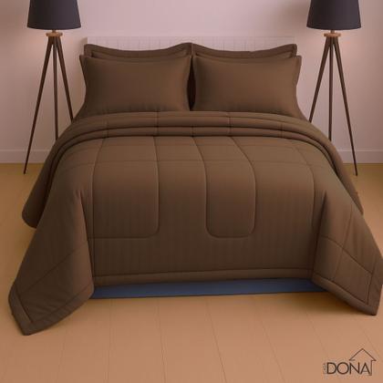 Imagem de Jogo de Cama Queen com Edredom Lençol Fronha Função Cobre Leito e Cobertor