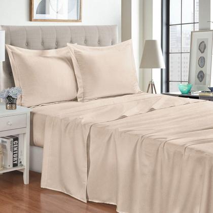 Imagem de Jogo De Cama Queen Jolitex Toque De 1000Fios Thousand 4 Pçs