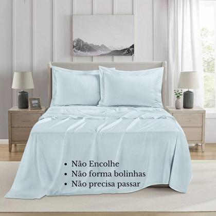 Imagem de Jogo De Cama Queen Jolitex Toque De 1000Fios Thousand 4 Pçs