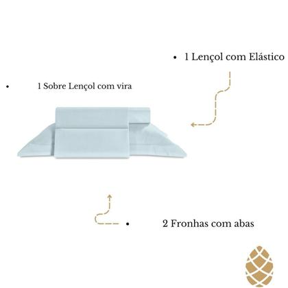 Imagem de Jogo De Cama Queen Jolitex Toque De 1000Fios Thousand 4 Pçs