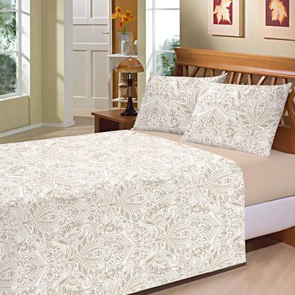 Imagem de Jogo de Cama Queen Lençol Microfibra 4 Pçs Sortido Camesa