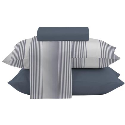 Imagem de Jogo De Cama Queen Micro Cotton Duplo Camesa 150 Fios