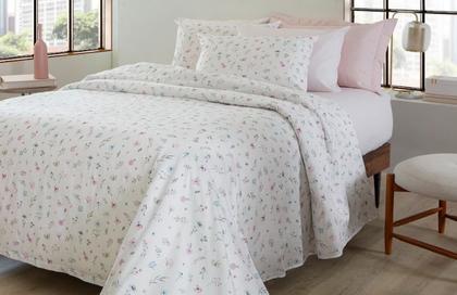 Imagem de Jogo de Cama Queen New Innovi 180 Fios Mariposy Kacyumara