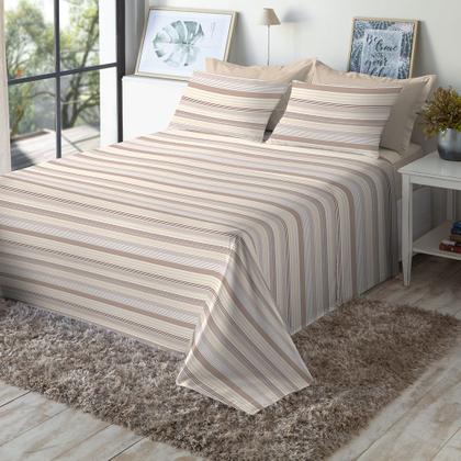 Imagem de Jogo de Cama Queen Size 200 Fios Fiori - Bernardo (7311-1)