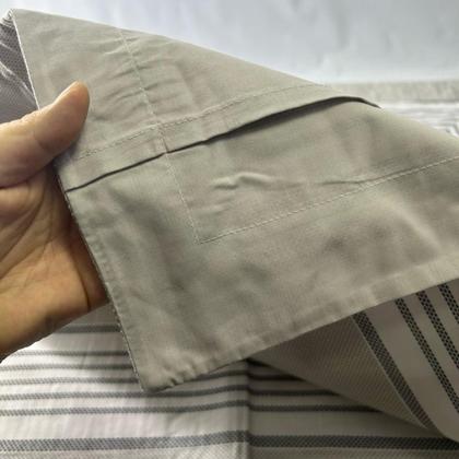 Imagem de Jogo de Cama Queen180 Fios Algodão Com Vira Linha Diamante