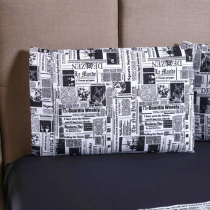 Imagem de Jogo de Cama Refúgio Casal Percal 180 Fios Algodão Luxo 4 Peças