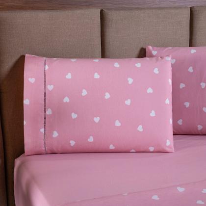 Imagem de Jogo de Cama Refúgio Casal Percal 180 Fios Algodão Luxo 4 Peças