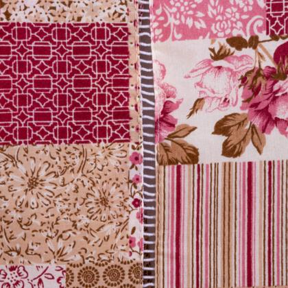 Imagem de Jogo de Cama Refúgio Solteiro Percal Algodão Luxo 3 Pçs Floral Rosê