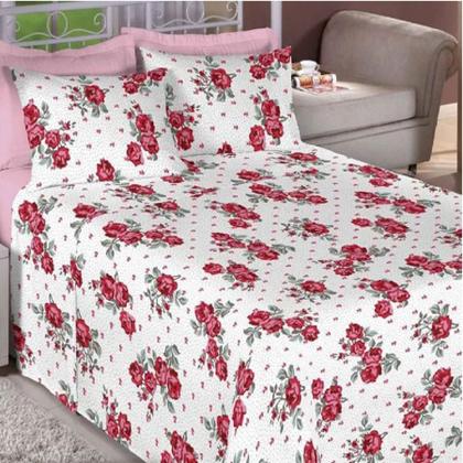 Imagem de Jogo de Cama Roupa Box Lençol Casal 4 Peças Estampado 400 Fios Estampas Sortidas