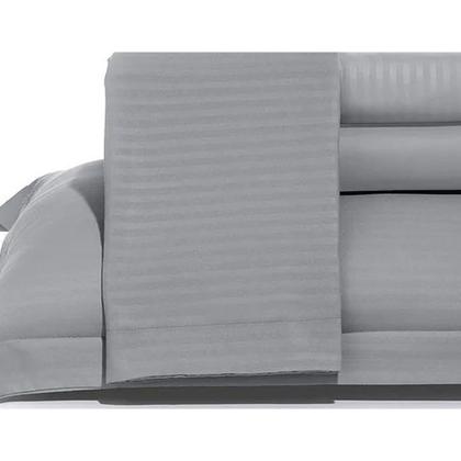 Imagem de Jogo de Cama Solteiro Hedrons Luma Comfort 2 Pçs Cinza RC067