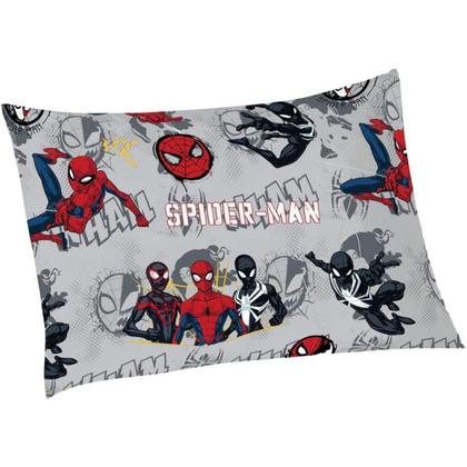 Imagem de Jogo de Cama Solteiro Infantil Estampado 2 Peças Microfibra 1,40 x 2,20 Homem Aranha
