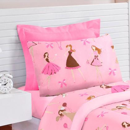 Imagem de Jogo de Cama Solteiro infantil Sofie 03 Peças