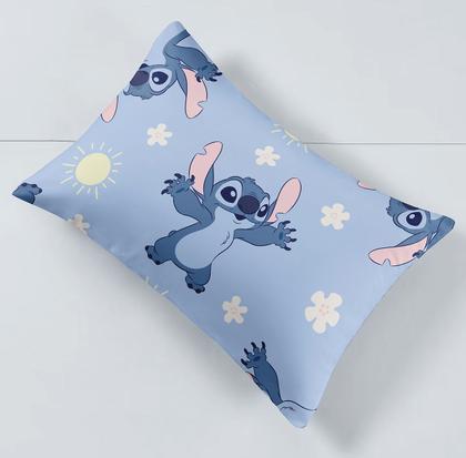 Imagem de Jogo de Cama Stitch 3 Peças Toque de Seda 300 Fios