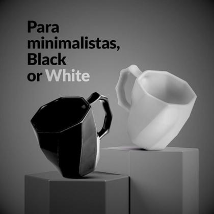 Jogo de Canecas Cerâmicas 4 peças Louça Café da Manha Cores Variadas - Ecass Imagem de Jogo de Canecas Cerâmicas 4 peças Louça Café da Manha Cores Variadas