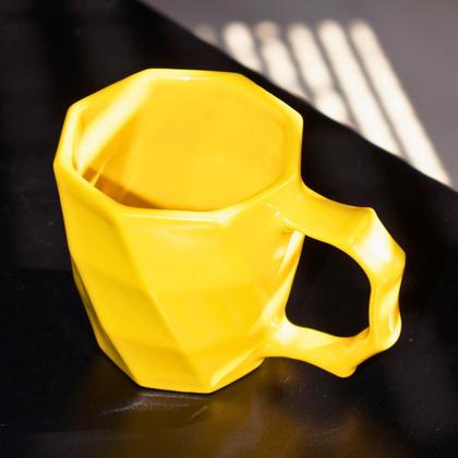 Jogo de Canecas Cerâmicas 4 peças Louça Café da Manha Cores Variadas - Ecass Imagem de Jogo de Canecas Cerâmicas 4 peças Louça Café da Manha Cores Variadas
