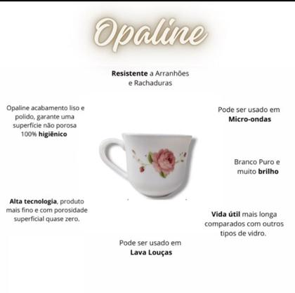 Imagem de Jogo de Canecas Com 4 Peças de 60Ml