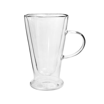 Imagem de Jogo de canecas de vidro parede dupla 385ml 02 peças