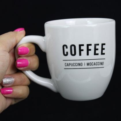 Imagem de Jogo De Canecas Em Porcelana Manhattan 300ml Resistente Com 3 Unidades