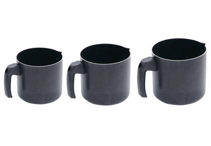 Imagem de Jogo de Canecas Flon (Preto) (3 peças)