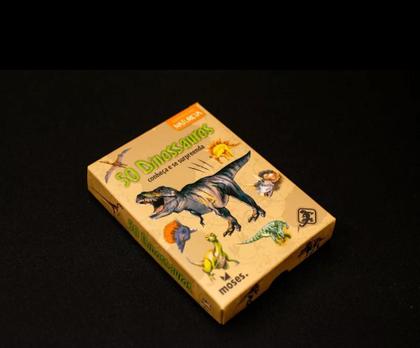 Imagem de Jogo de Cartas 50 Dinossauros Expedição Natureza Galápagos Jogos