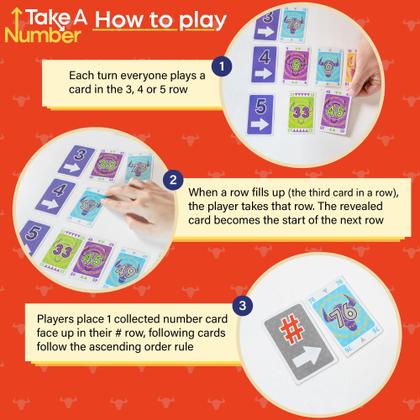 Imagem de Jogo de cartas AMIGO Games Take 5 & Take a Number for Kids 8+
