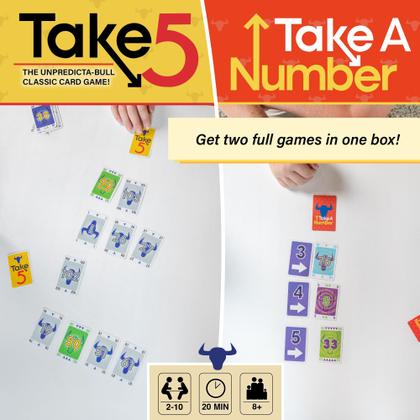 Imagem de Jogo de cartas AMIGO Games Take 5 & Take a Number for Kids 8+
