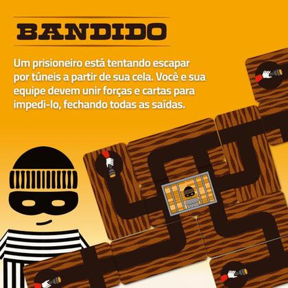 Imagem de Jogo de Cartas Bandido c/ 70 Cartas Pocket PaperGames J031