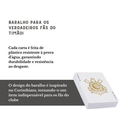 Imagem de Jogo de Cartas Baralho Corinthians C/ 54 Cartas Naipes - Jogo Poker Truco Oficial E Licenciado