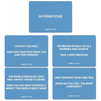 Imagem de Jogo de cartas de conversação UNPACK THAT para casais e amigos