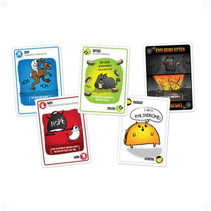 Imagem de Jogo de Cartas Divertido Exploding Kittens Galapagos Card Game