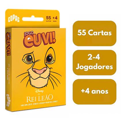 Imagem de Jogo De Cartas Eu Vi! Disney O Rei Leão Original Copag