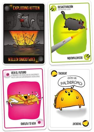 Imagem de Jogo de cartas Exploding Kittens EKIEK01ES Versão em espanhol