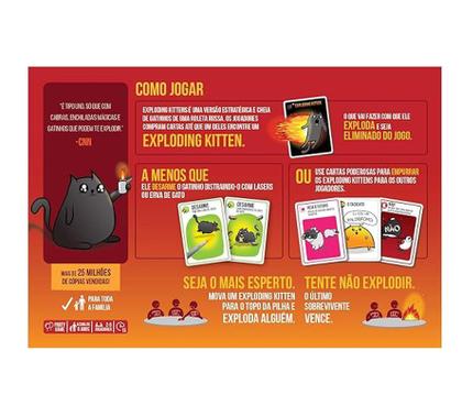 Imagem de Jogo de Cartas Exploding Kittens - Galápagos