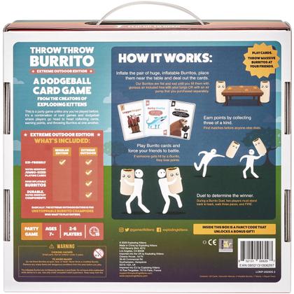 Imagem de Jogo de cartas Exploding Kittens Throw Throw Burrito Extreme