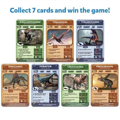 Imagem de Jogo de cartas Guess in 10 Dinosaurs Skillmatics para crianças de 8 anos ou mais