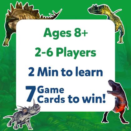 Imagem de Jogo de cartas Guess in 10 Dinosaurs Skillmatics para crianças de 8 anos ou mais