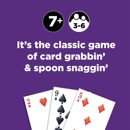 Imagem de Jogo de cartas PlayMonster Spoons com estojo Deck of Cards de 7 anos ou mais